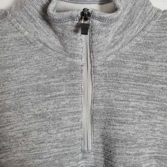 Eddie Bauer Quarter Zip-Gray-Men's L - Picture 2 of 6